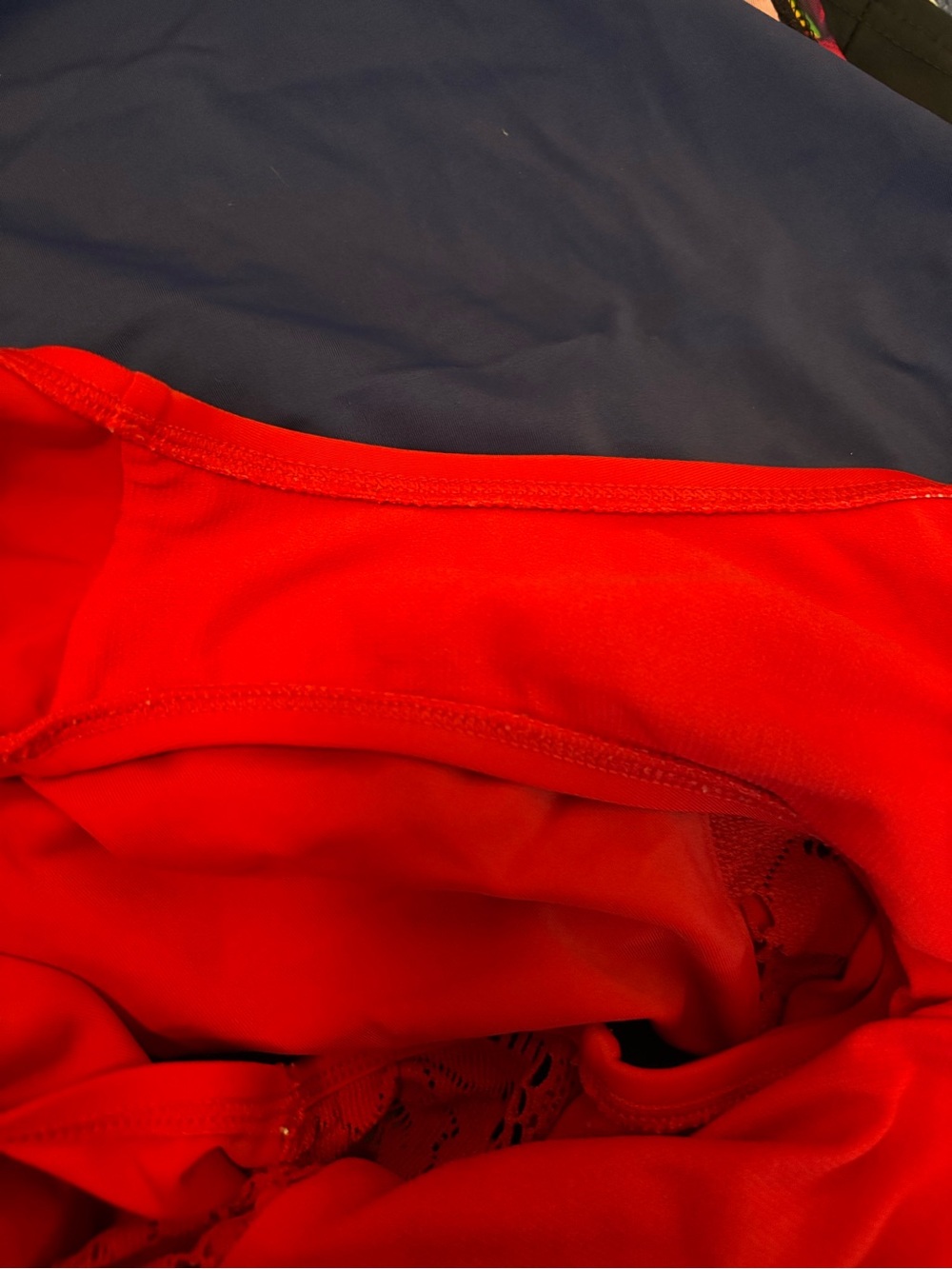 Jantzen Bright Red One-Piece Swimwear Size 10 A00429 - Picture 6 of 6